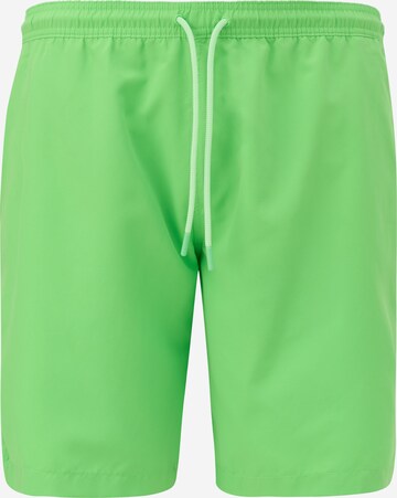 s.Oliver Men Big Sizes Board Shorts in Green: front