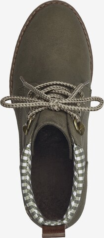 MARCO TOZZI Lace-up bootie in Green
