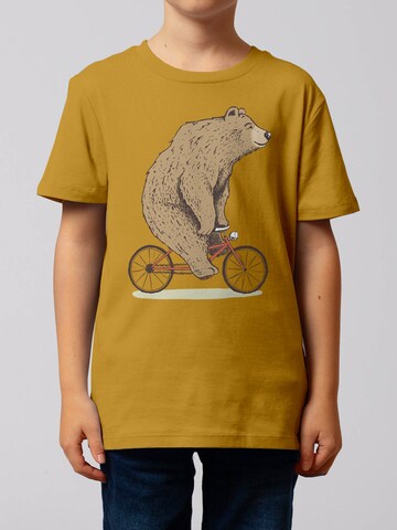 T-Shirt 'Fahrradbär' watabout.kids en jaune : devant