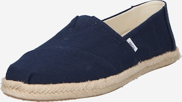 TOMS Espadrillaer 'ALPARGATA ROPE' i blå: forside