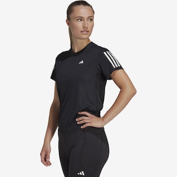 ADIDAS PERFORMANCETehnička sportska majica 'Own the Run' - crna boja: prednji dio