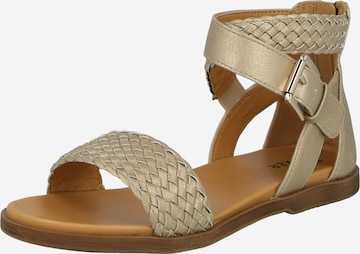 BULLBOXER Sandals in Gold: front