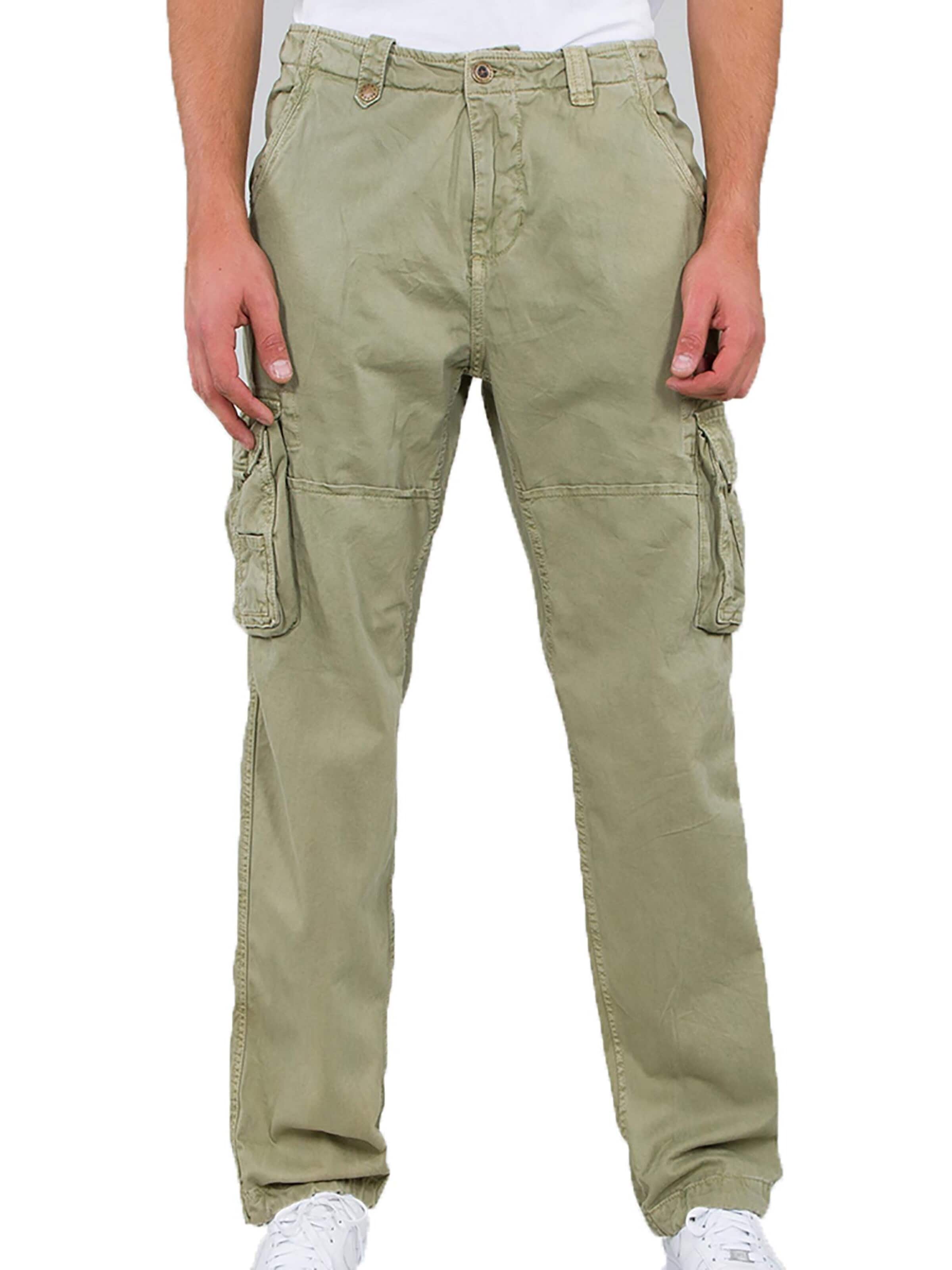 ALPHA INDUSTRIES Regular Cargohose 'Jet'‌‌‌‌‌‌‌‌‌ in Grün: Vorderseite