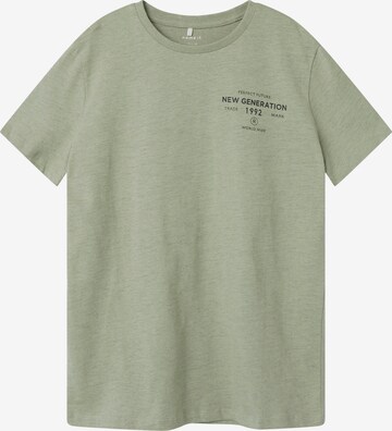 T-Shirt 'KENDJO' NAME IT en vert : devant