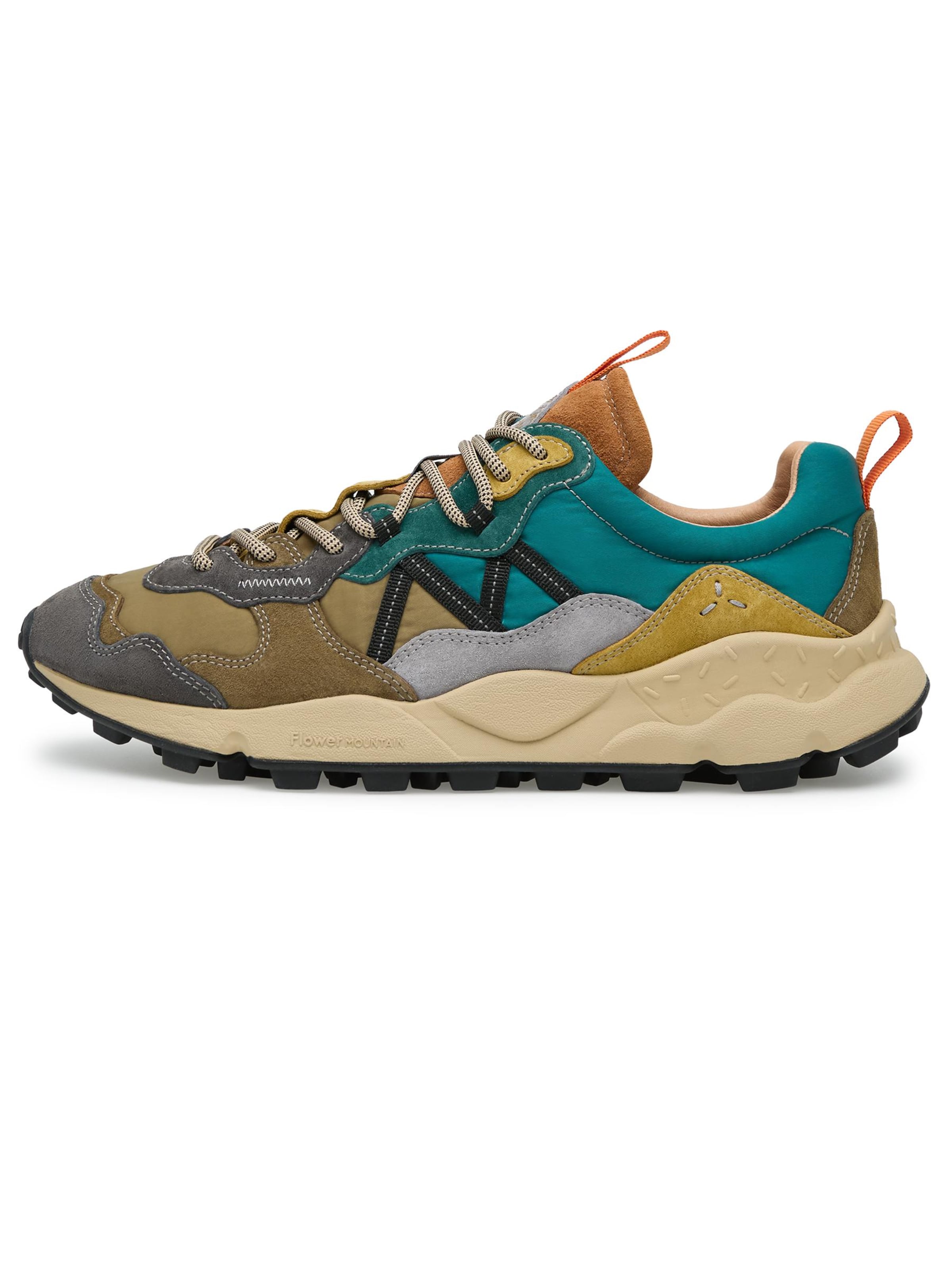 Flower Mountain Platform trainers 'LENZAN MAN' in Black: front