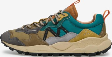 Flower Mountain Platform trainers 'LENZAN MAN' in Black: front