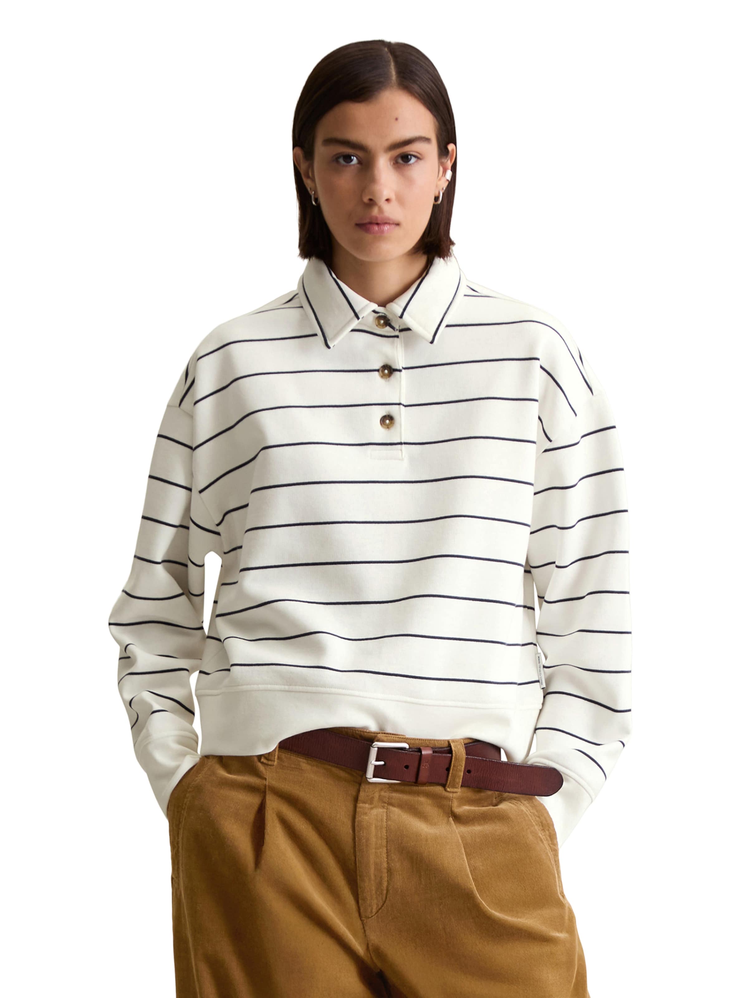 Marc O'Polo DENIM Свитшот в Белый: спереди