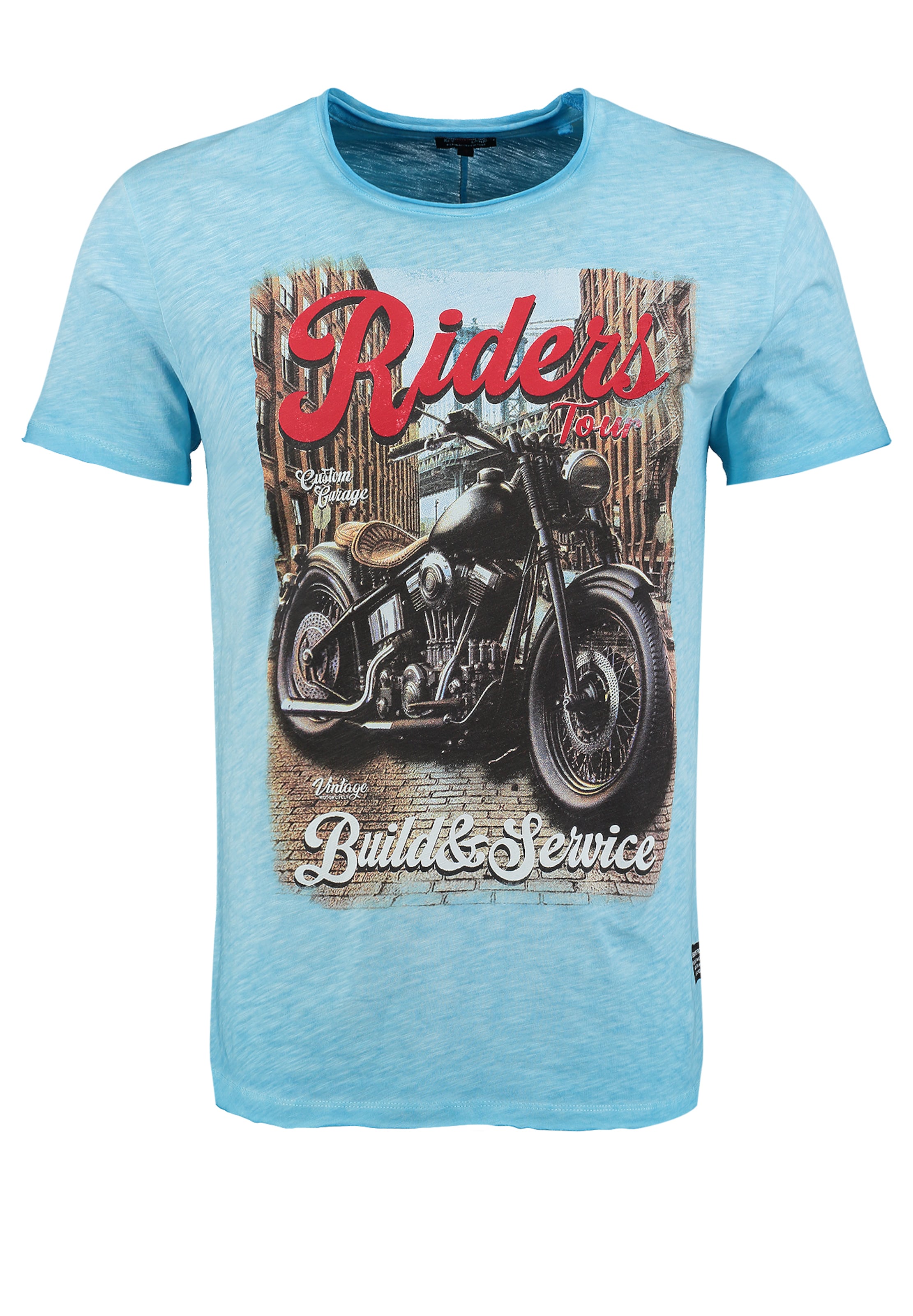 Key Largo - Camisa 'Tour' em azul: frente