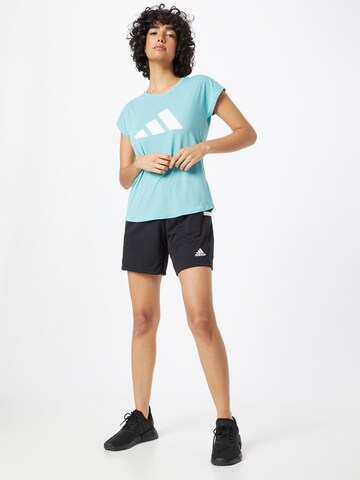 ADIDAS PERFORMANCE Funktionsbluse i blå