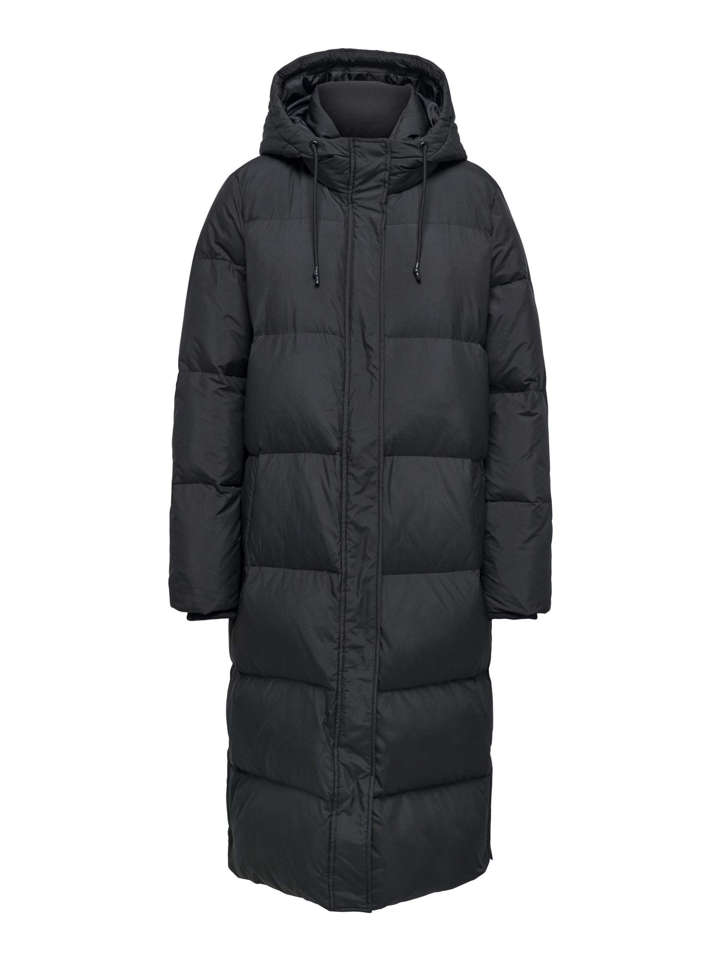 Cappotto invernale 'CARALICE' di ONLY Carmakoma in nero: frontale