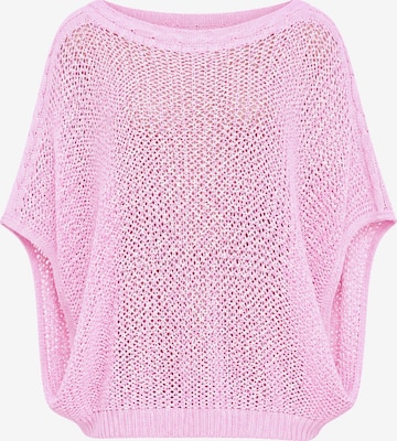 Süel knitwear - Jersey 'Birthday' en rosa: frente
