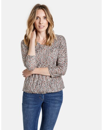 GERRY WEBER Shirt in Beige: voorkant