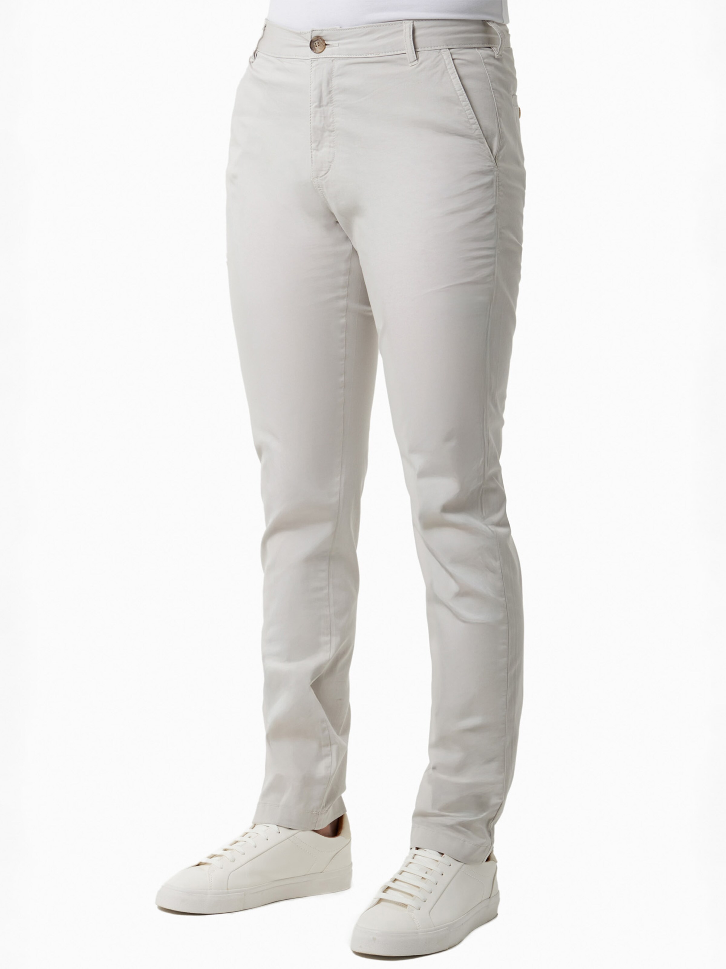 Organication Slimfit Hose in Grau