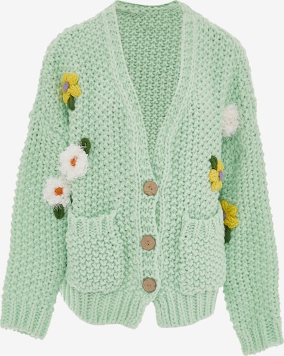 ebeeza Cardigan i mint / blandingsfarvet, Produktvisning