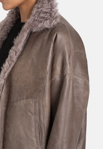 Werner Christ Winter Jacket 'Agathe' in Beige