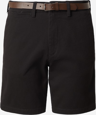 JACK & JONES Chinohousut 'JPSTADAM' värissä tummanruskea / musta, Tuotenäkymä