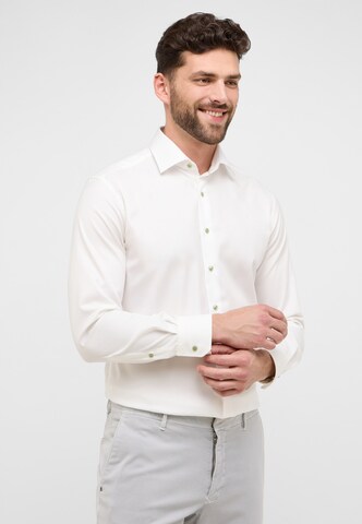 ETERNA Regular fit Button Up Shirt in Beige: front