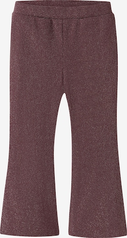 NAME IT - Acampanado Pantalón 'Roisin' en lila: frente