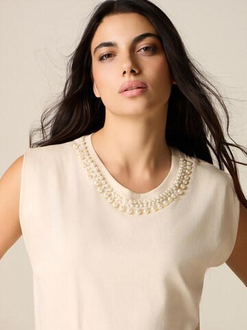 oltre Top in Beige