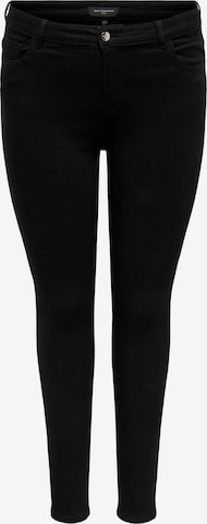 ONLY Carmakoma Skinny Jeans 'Sally' i sort: forside