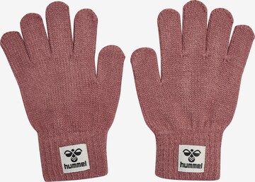 Hummel Gloves 'Kvint' in Pink: front