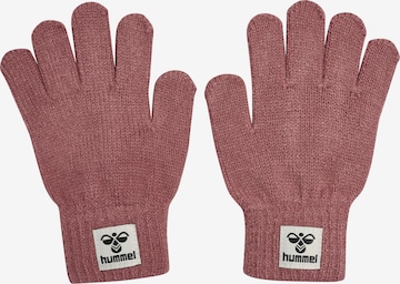 Hummel Gloves 'Kvint' in Pink: front