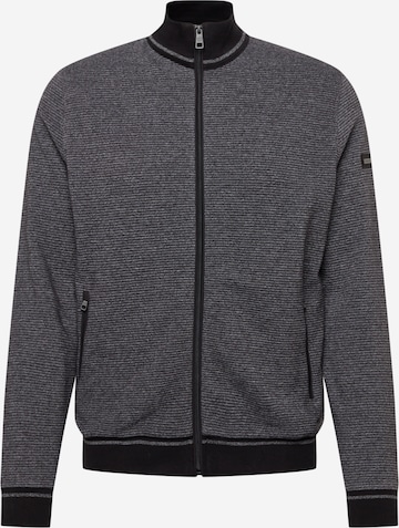 bugatti Knit Cardigan in Grey: front