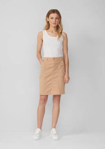 s.Oliver Rok in Beige: voorkant