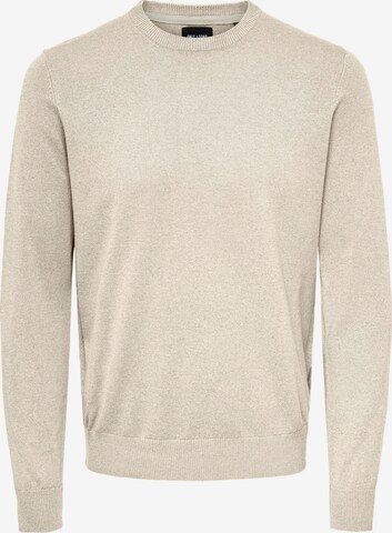 Only & Sons Pullover 'REX' in Beige: predná strana