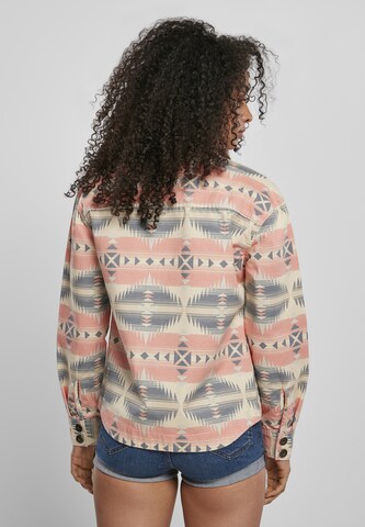 Veste mi-saison 'Inka' Urban Classics en rose