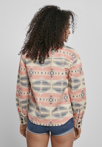 Urban Classics Between-season jacket 'Inka' in Pink