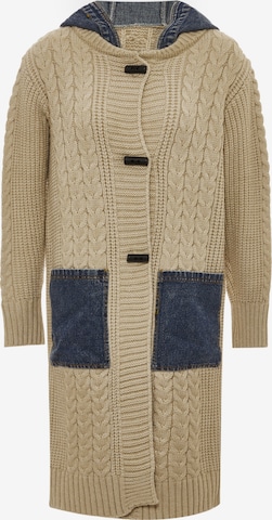 Cardigan RISA en beige : devant