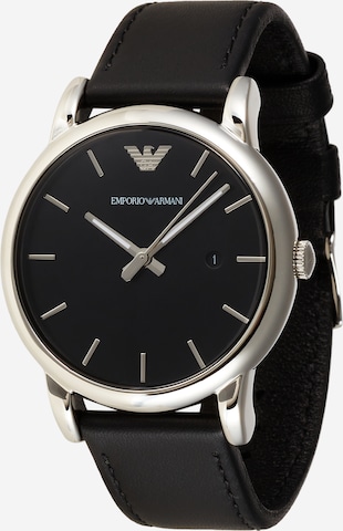 Emporio Armani Uhr mit Armband in Silber: predná strana