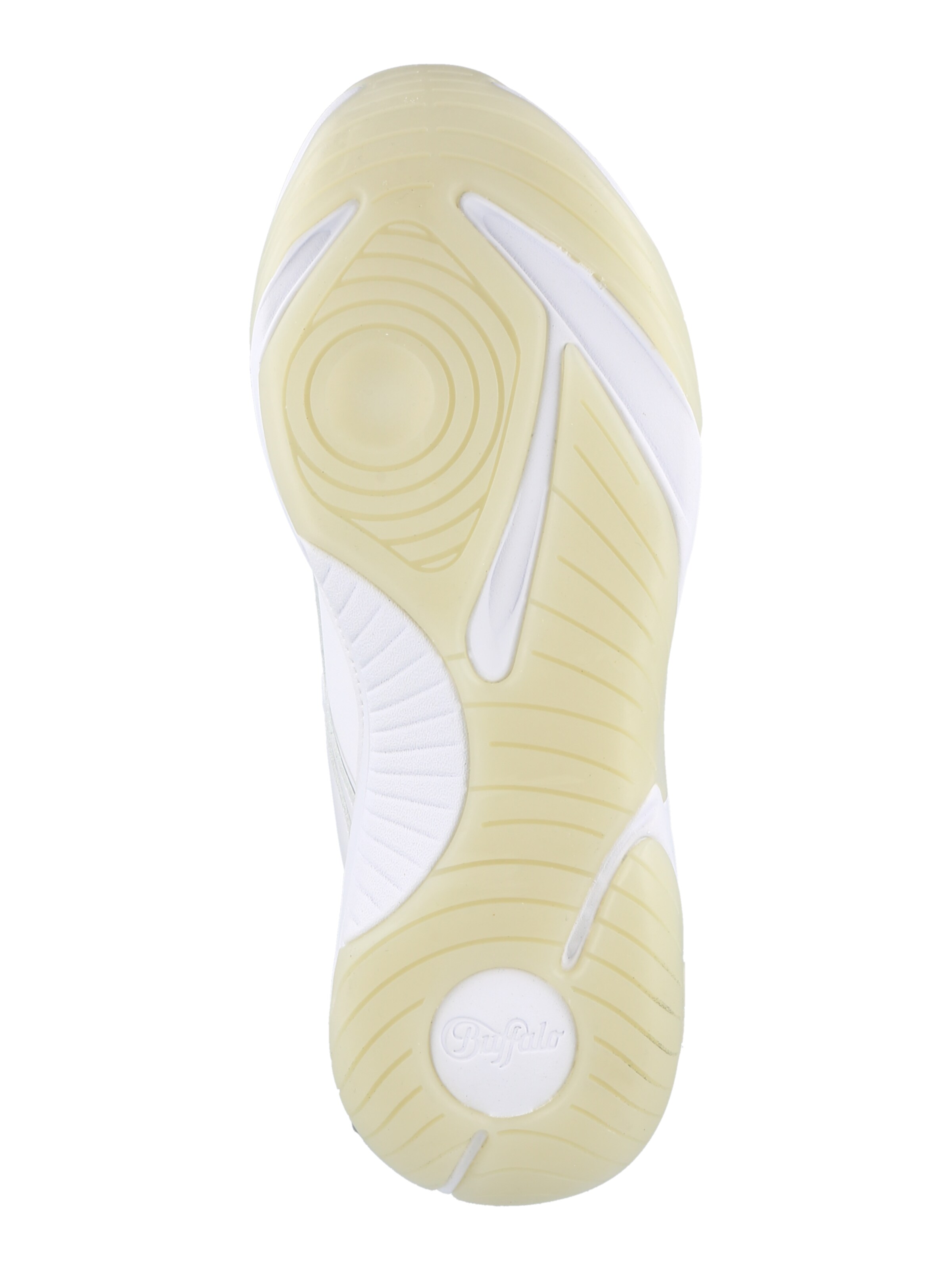 BUFFALO - Sapatilhas baixas 'Lean' em branco