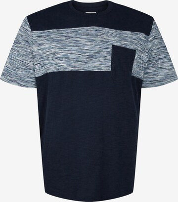 TOM TAILOR Men + T-Shirt in Blau: predná strana