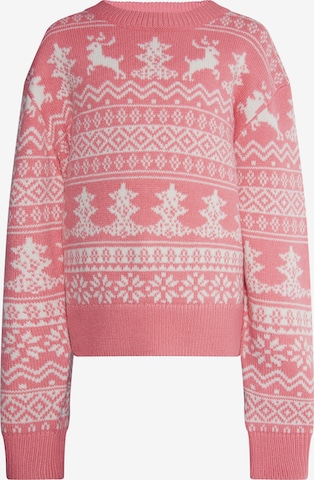 myMo KIDS Sweater 'Mimo' in Pink: front