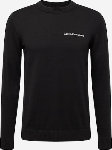Calvin Klein Jeans Sweater 'Essentials' in Black: front