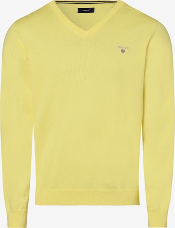 GANT Pullover 'CLASSIC' in Gelb: predná strana