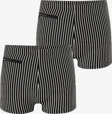 Shorts de bain ' Ocean Swim ' SCHIESSER en noir : devant