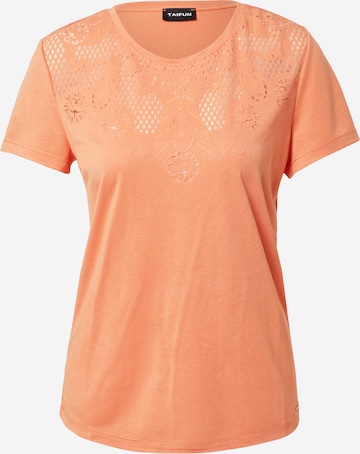 TAIFUN Shirt in Oranje: voorkant