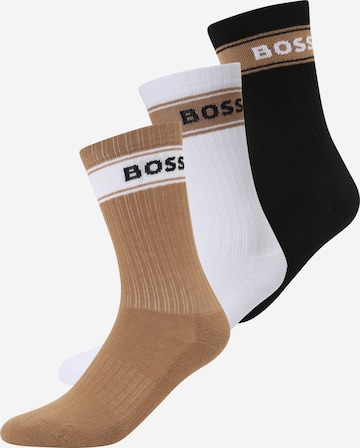 Chaussettes BOSS en marron : devant