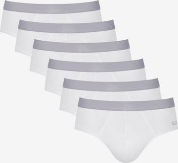 SLOGGI - Cueca 'Go Abc 2.0' em branco: frente