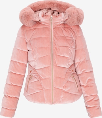 myMo at night Winterjas in Roze: voorkant