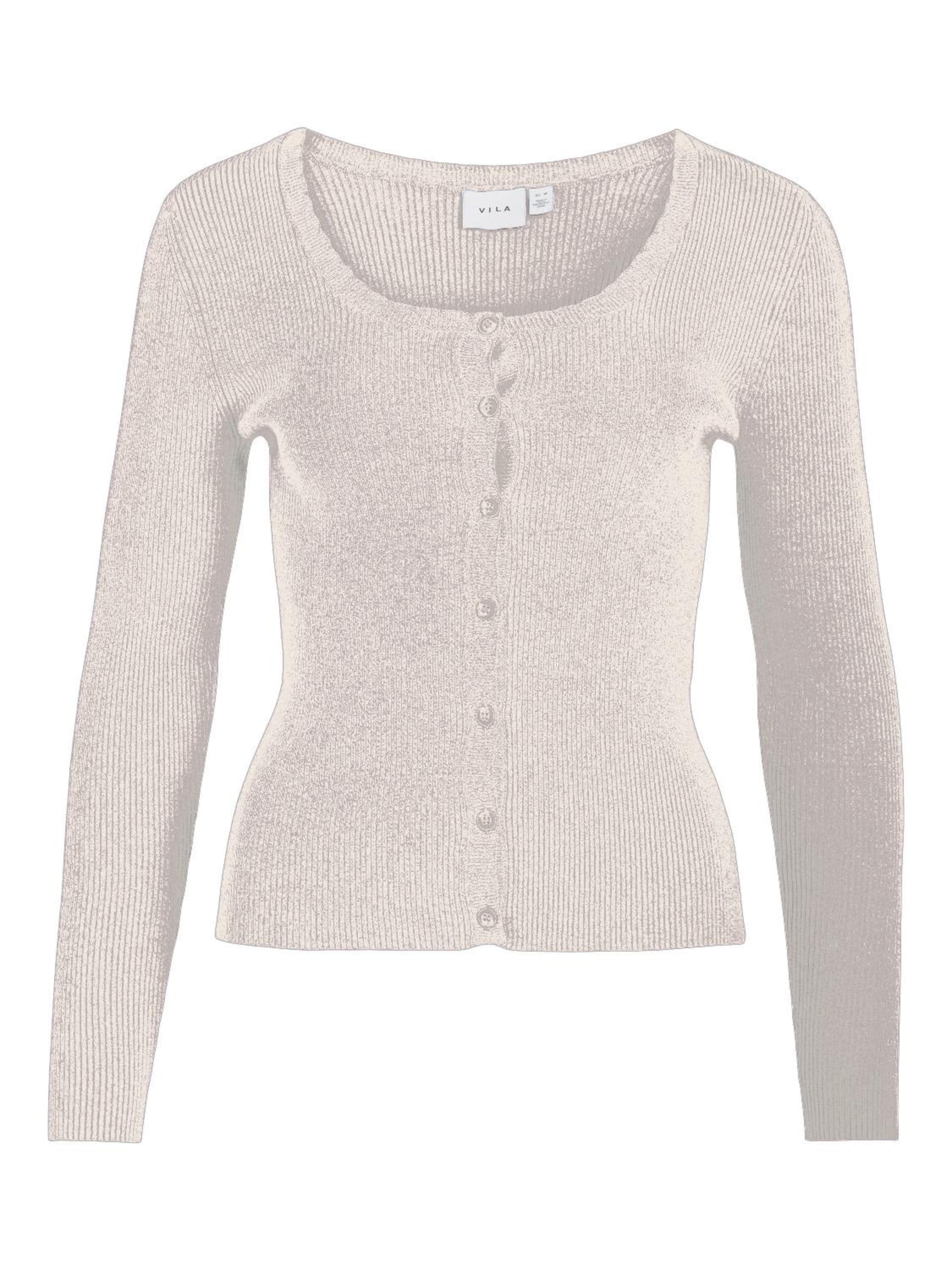Cardigan 'SPACY' VILA en beige : devant