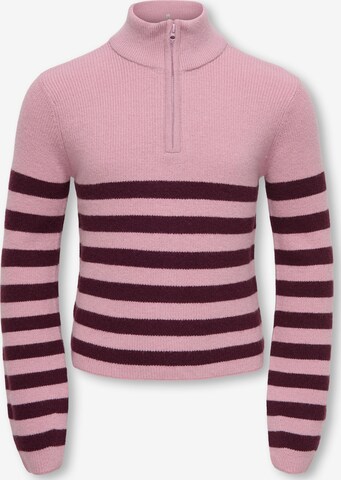 ONLY GIRLS Trui 'KOGFranca' in Roze: voorkant