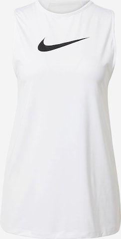 NIKE - Top desportivo 'Pro' em branco: frente