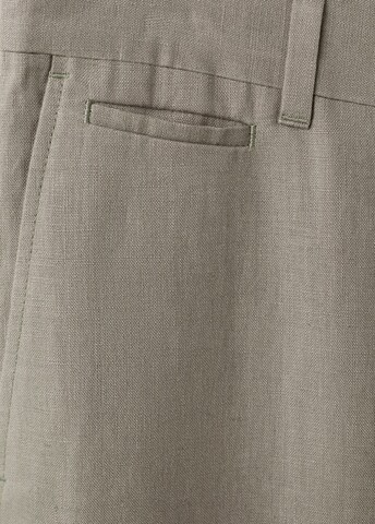 MANGO MAN Regular Chino Pants 'Oyster' in Grey