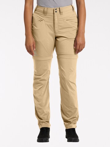 Haglöfs Regular Outdoor Pants 'Lite' in Beige: front