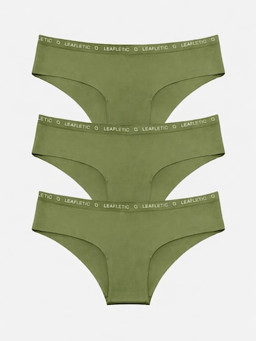 LEAFLETIC Panty 'Leafletic Women’s Mid Rise Hipsters/Brief'‌‌‌‌‌‌ in Grün: Vorderseite