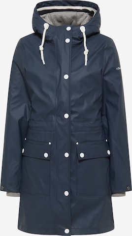 DreiMaster Maritim Raincoat in Blue: front